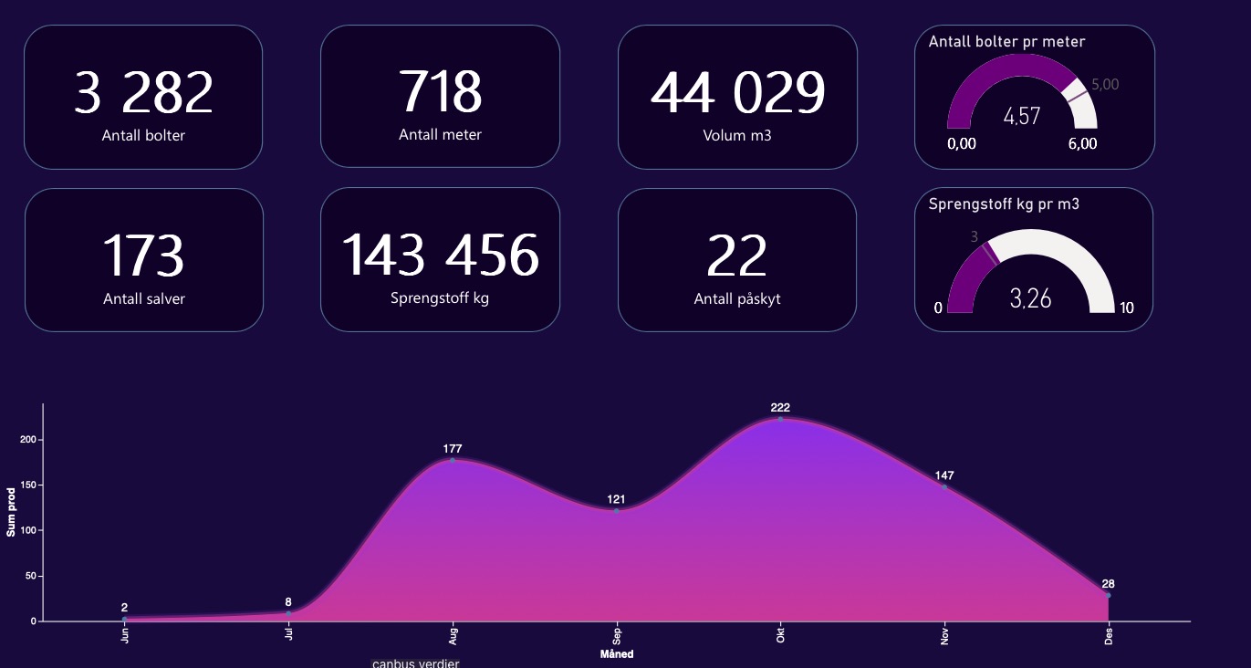 Dashboard visning 1